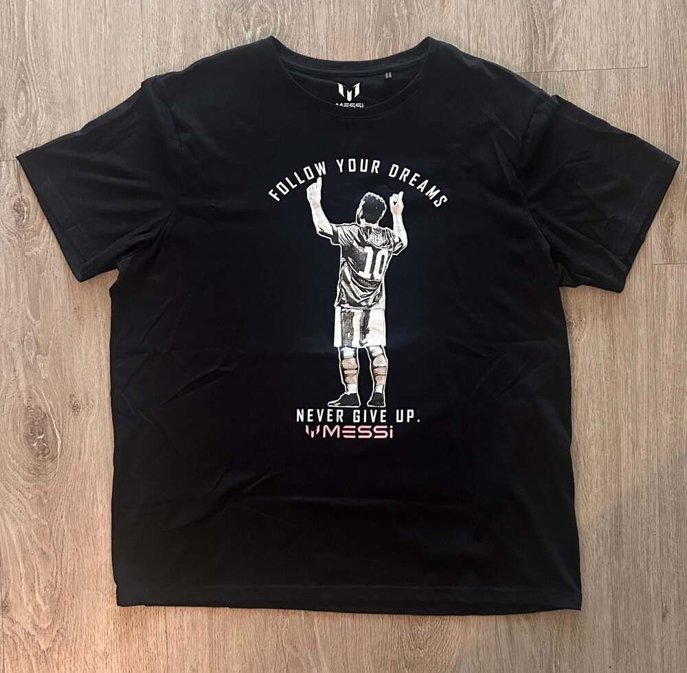 Messi Collection Follow Your Dreams Graphic T-Shirt Black XXL